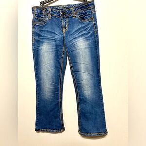 The Vanity Collection Boot Cut Jeans with Bling
